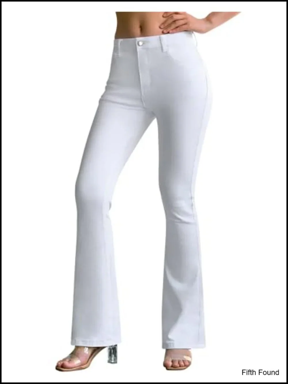 Mid Rise Bootcut Flare Jeans Stretchy Curvy Denim Pants